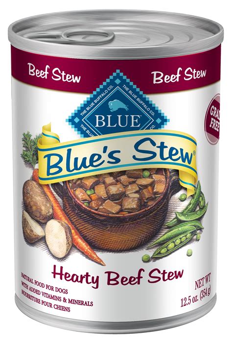 Blue Buffalo Blue's Hearty Beef Stew Wet Canned Dog Food - Walmart.com ...