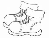 Winter Boots Coloring Pages sketch template