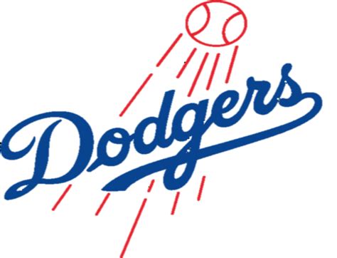 LA Dodgers Logo drawing free image download