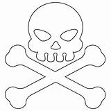 Skull And Crossbones Coloring Page  ColouringPages sketch template