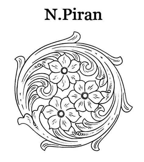 leather carving pattern by Naser Piran - # | Leather tooling patterns, Leather working patterns ...