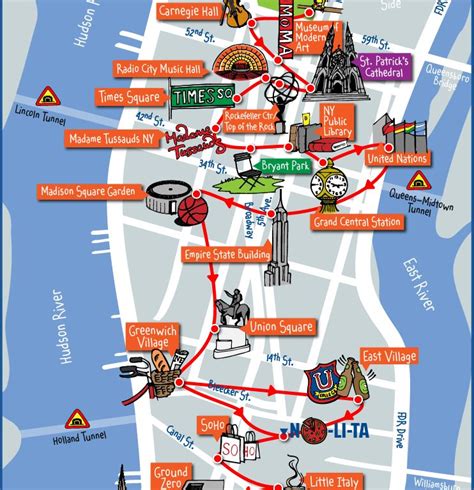 Manhattan Tourist Map Download | Travel News - Best Tourist Places In ...