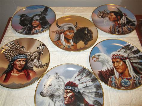 Franklin Mint Heirloom Collection Native American Collector Plates - Etsy