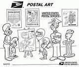 Usps Coloring Pages sketch template