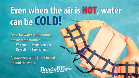 Practice cold water safety (New Hampshire Homeland Security & Emergency ...