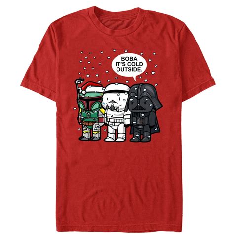 Star Wars - Men's Star Wars Christmas Boba It's Cold Outside Graphic ...