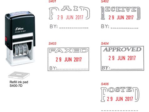 Shiny Date Stamp Self-inking – Orient Treasure Trading Sdn Bhd