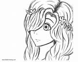 Cartoon Girly Coloring Pages  Free Printable sketch template