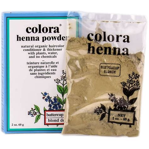 Colora Henna Powder Hair Color, Buttercup Blonde 2 oz - Walmart.com ...