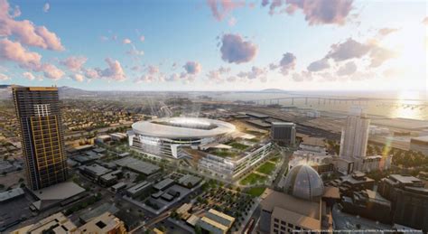 New Chargers stadium design features a retractable roof and a sky garden - Los Angeles Times