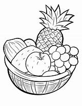Fruit coloring Pages Coloring For Kids sketch template