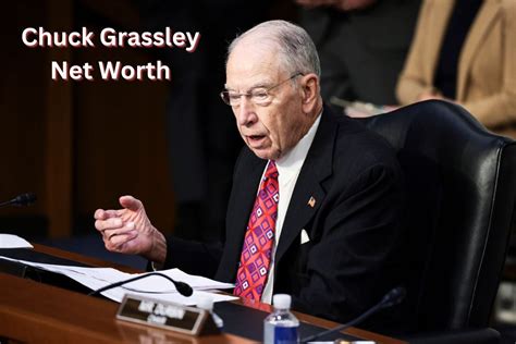 Chuck Grassley Net Worth 2024: Age, Earnings, Wife and Cars