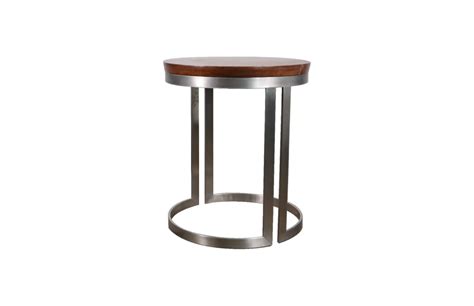 Trillo Modern Side Table in Stainless Steel, By Costantini by ...
