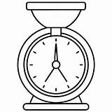 Timer Outline coloring Book Page Line Art Drawing  Premium AI sketch template