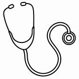 Premium Vector  Stethoscope Outline coloring Book page Line Art sketch template