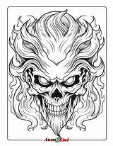 Ausmalbilder Totenkopf 22 Stück Detaillierte Und Einfach Schädel sketch template