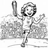 Free Olympic Mascot Coloring Pages sketch template