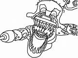 Fnaf Foxy Coloring Pages At GetColoringscom  Free Printable Colorings sketch template