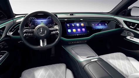 Mercedes shows high-tech interior of redesigned 2024 E-Class - eCar Alert