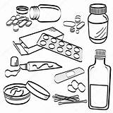 Medicine Coloring Pages sketch template