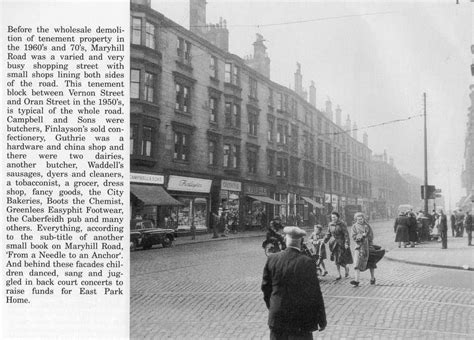 MARYHILL Maryhill Road...photo dated 1950s | Glasgow scotland, Glasgow, Scotland travel