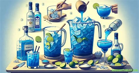 How To Make A Blue Margarita Pitcher?