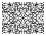 Adult Mandala coloring Page For Relaxation  sketch template
