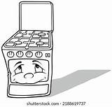6479 Black White coloring stove Images Stock Photos & Vectors  sketch template