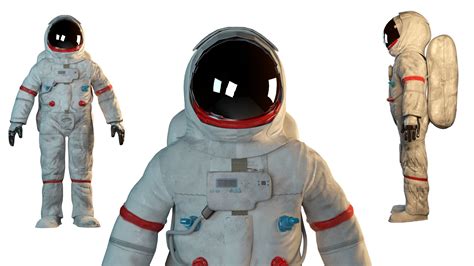 Astronaut v4 Free 3D Model - .obj .stl - Free3D