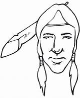 Hombre Indio Para Colorear Imprimir E Dibujar – ColoringLib sketch template