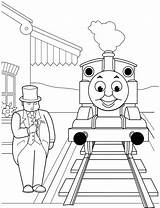 Thomas The Train Coloring Page sketch template