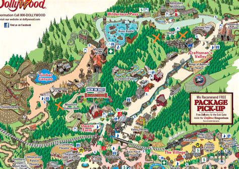 Printable Pdf Dollywood Park Map