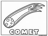 Coloring Pages Comet sketch template