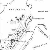 The Map Of Kamchatka peninsula Legend 1 Pacific Plate Position  sketch template