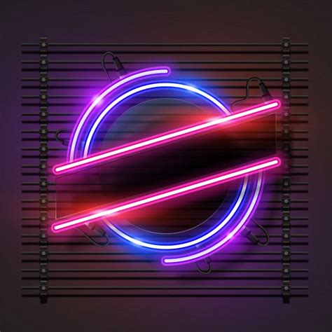 Premium Vector | Light neon banner template | Neon light wallpaper ...