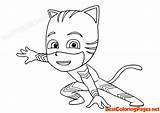 CatBoy Coloring pages PJ Masks  Free Printable coloring sketch template