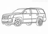 Printable Coloring Pages Of Cadillac sketch template