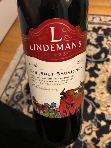 2019 Lindeman's Cabernet Sauvignon Bin 45, Australia, South Eastern ...