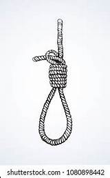 Noose Drawing sketch template