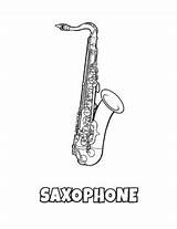 Free Coloring Sheet  Saxophone By Make Music Easy TpT sketch template