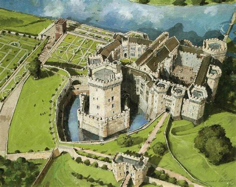 Raglan - castle - Ancient and medieval architecture in 2024 | Medieval castle, British castles ...