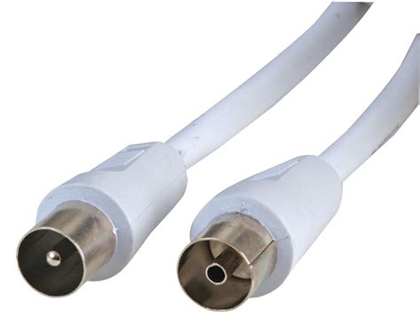 TV Aerial Lead, Coax Plug-to-Socket, 2m - Pifco | CPC