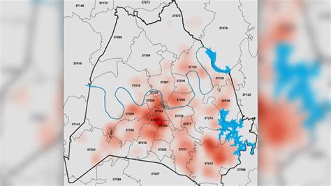 Metro heat map shows location of COVID-19 cases | WKRN News 2