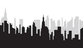 Cityscape Vector Outline