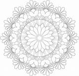 Complex Mandala Coloring Pages Printable sketch template