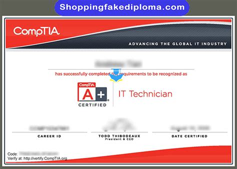 Detailed introduction of Fake CompTIA A+ Certificate | Buy fake Diploma|Buy Degree certificate ...