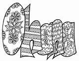 Coloring Pages Names Erica sketch template