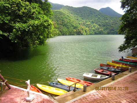 The Bulusan Lake in Bulusan Volcano Natural Park, Sorsogon