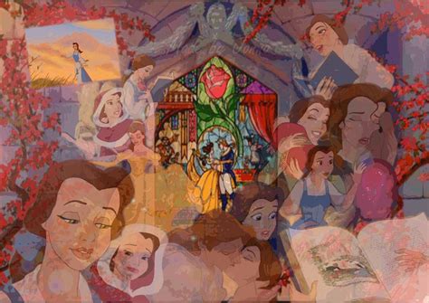 Belle Collage - Disney Princess Fan Art (15249703) - Fanpop