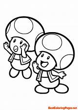 Coloring Page  Super Mario Toad Free Printable coloring Pages sketch template